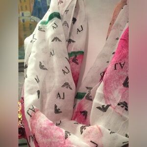 PRICE DROP! NWT Armani Large Floral Scarf